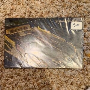 Night Aerial View-Soldiers Field Sorts Stadium-Chicago-Illinois-Vintage Postcard